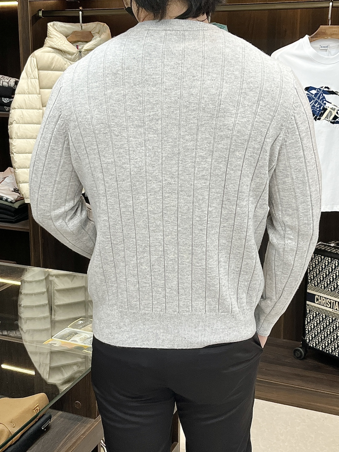Brunello Cucinelli Basic Clothing Wool Blue S