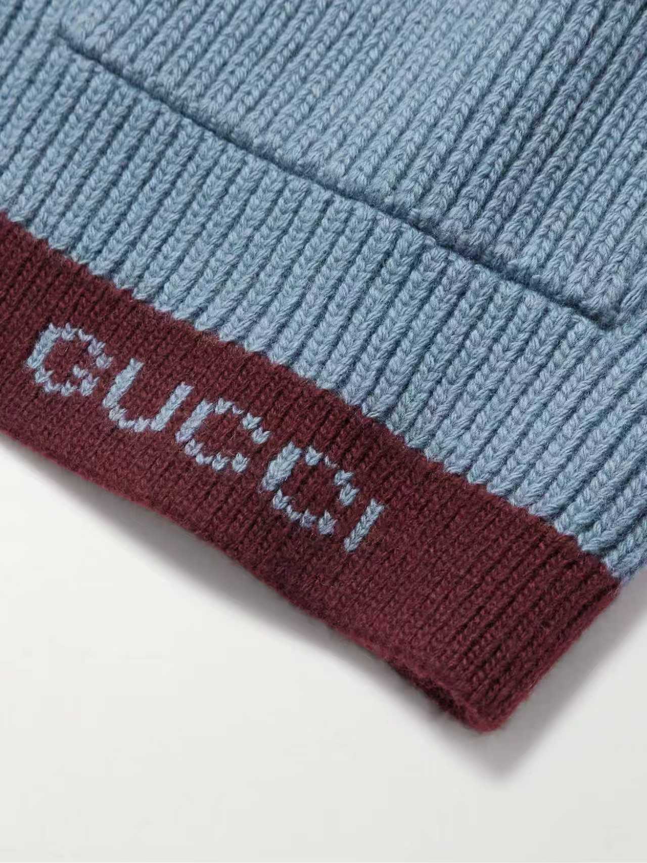 Gucci Couple Basic Clothing Wool Blue S