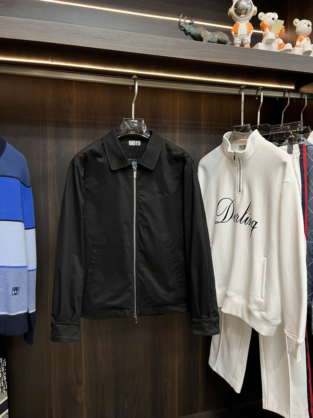 Dior Male Jacket Cotton Black S