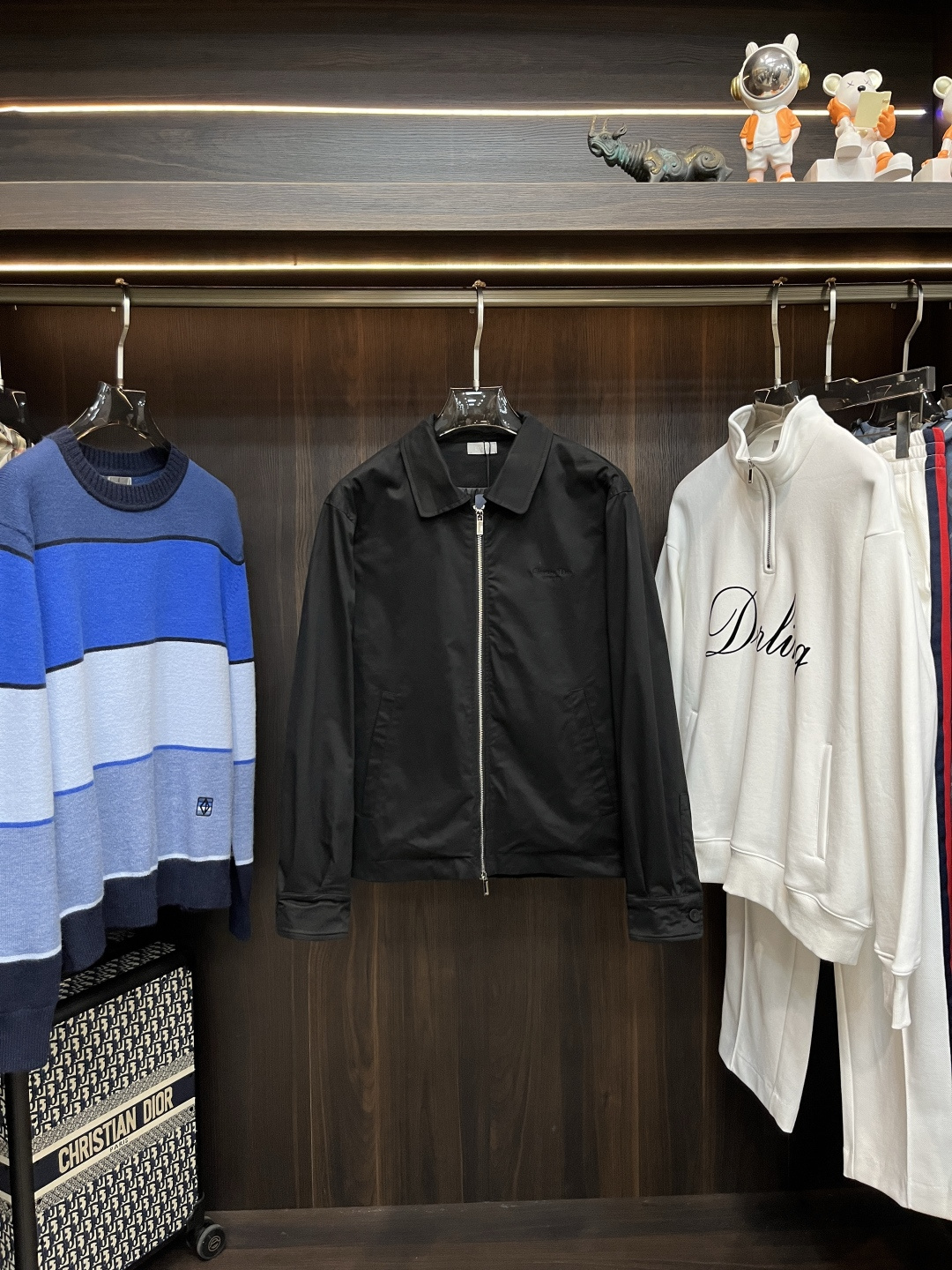 Dior Male Jacket Cotton Black S