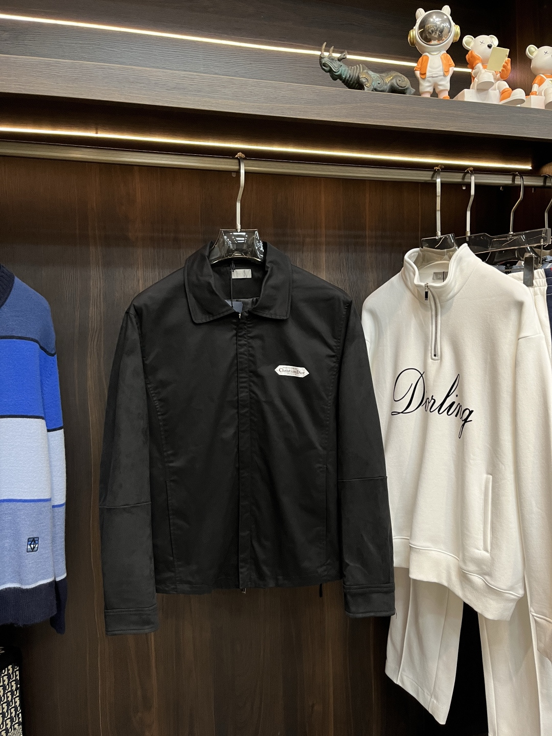 Dior Male Jacket Cotton Black S