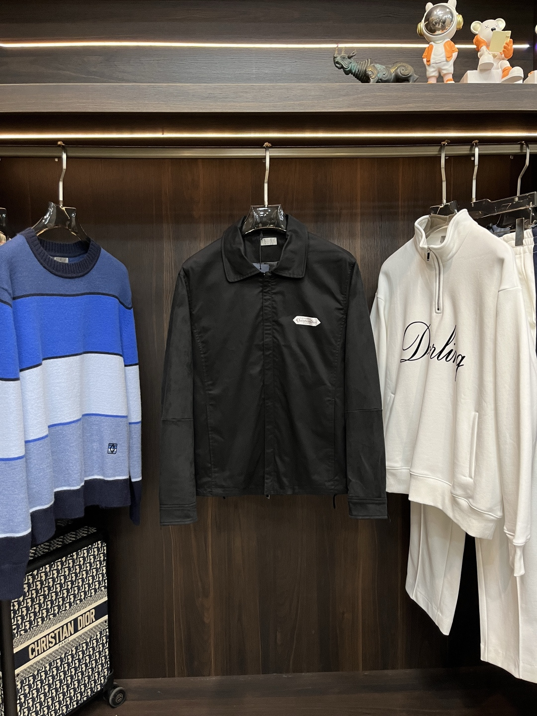 Dior Male Jacket Cotton Black S