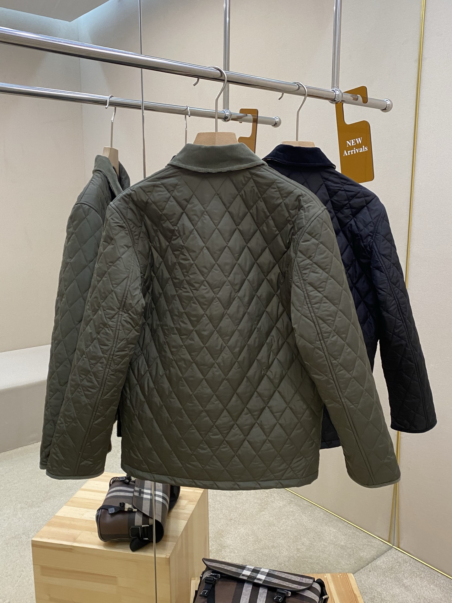 Burberry Jacket Cotton Black S-m-l-xl