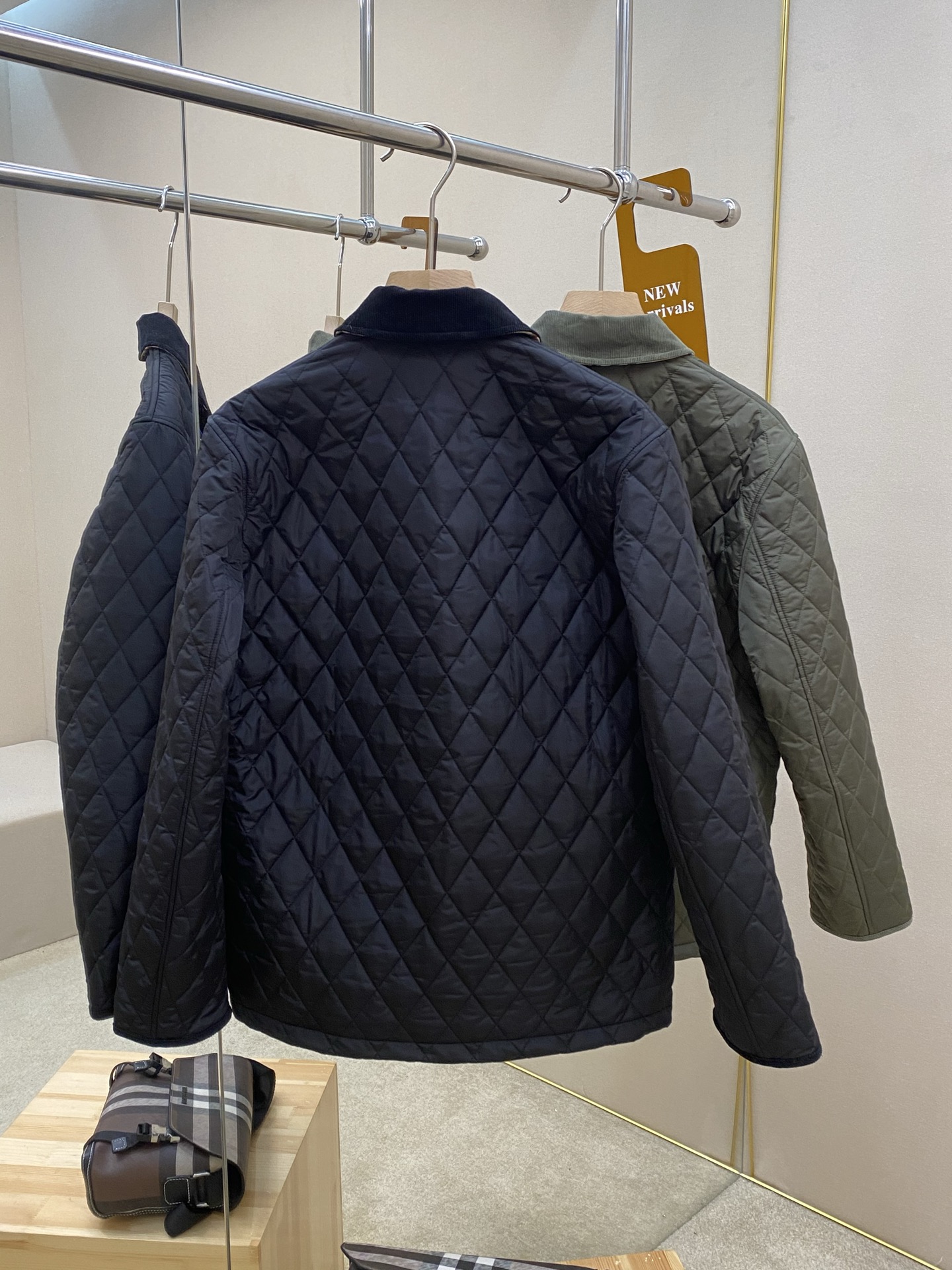 Burberry Jacket Cotton Black S-m-l-xl