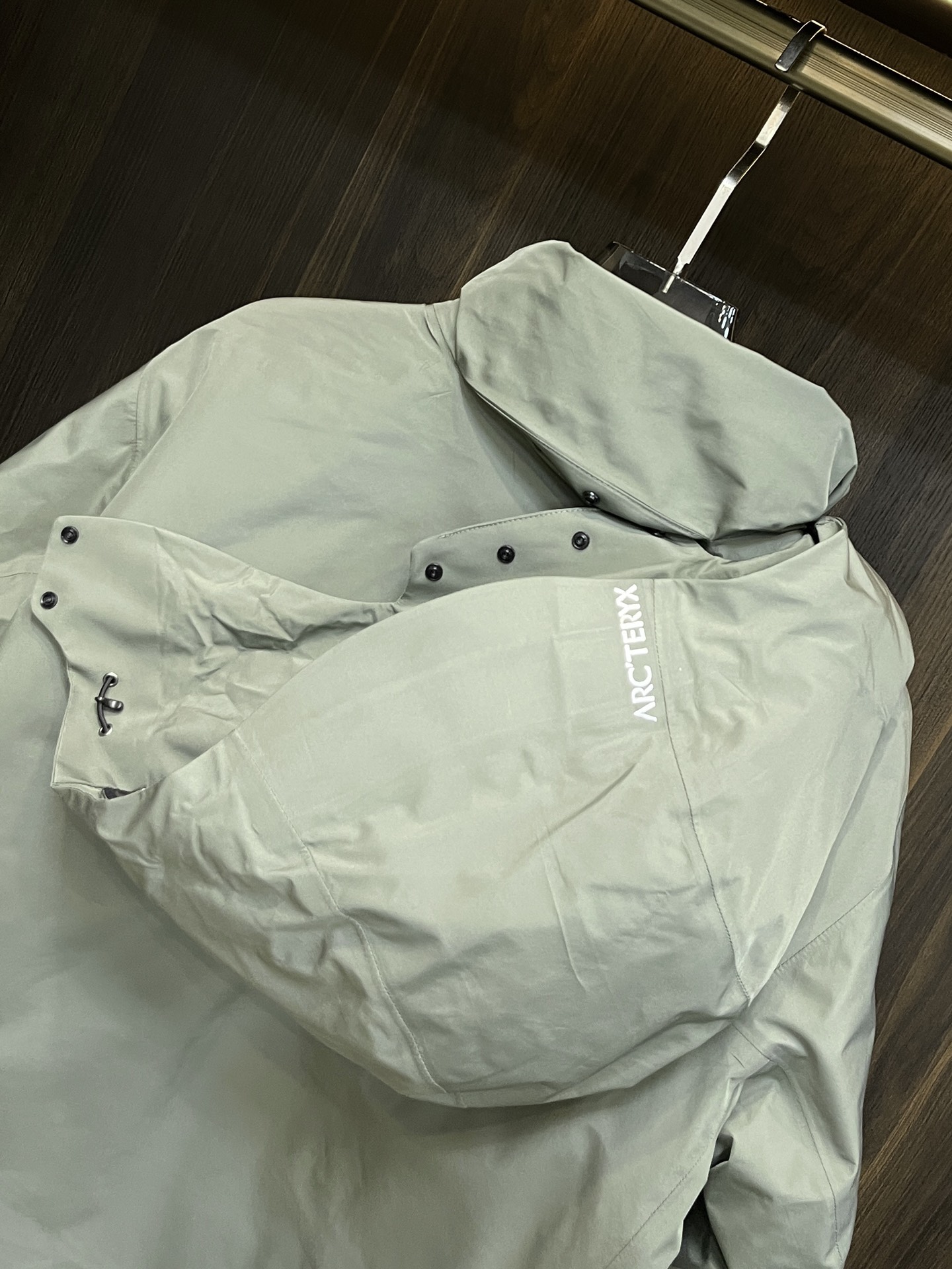 Arcteryx Couple Down Jacket White Duck Down Black Hooded S-m-l-xl