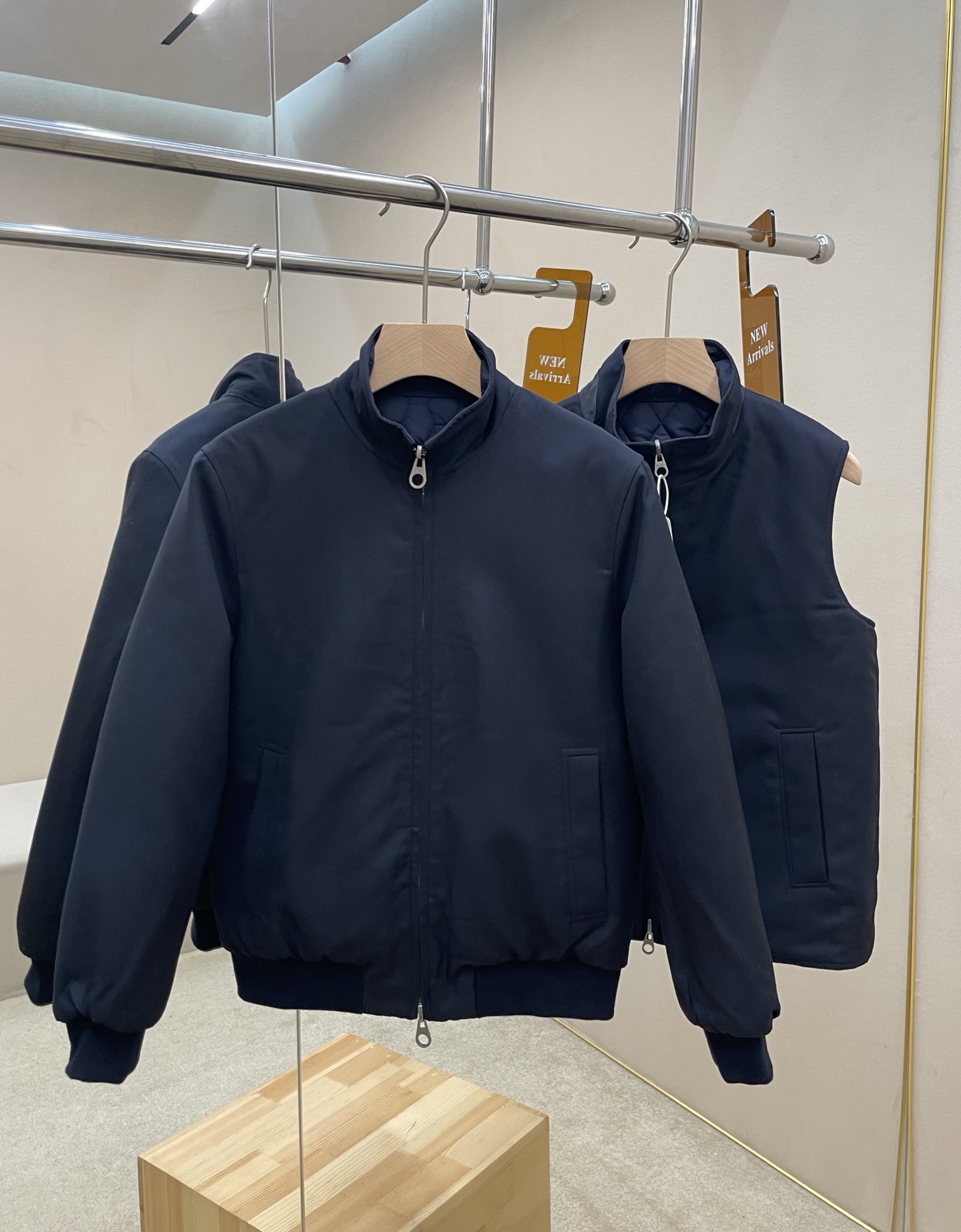Loro Piana Male Vest Wool Blue L