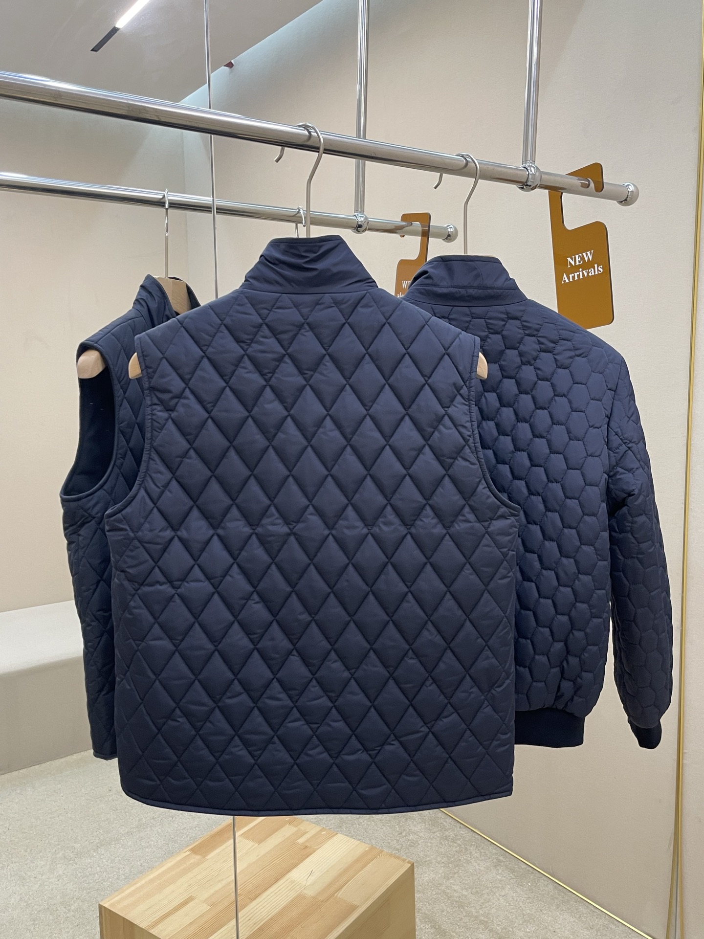Loro Piana Male Vest Wool Blue L