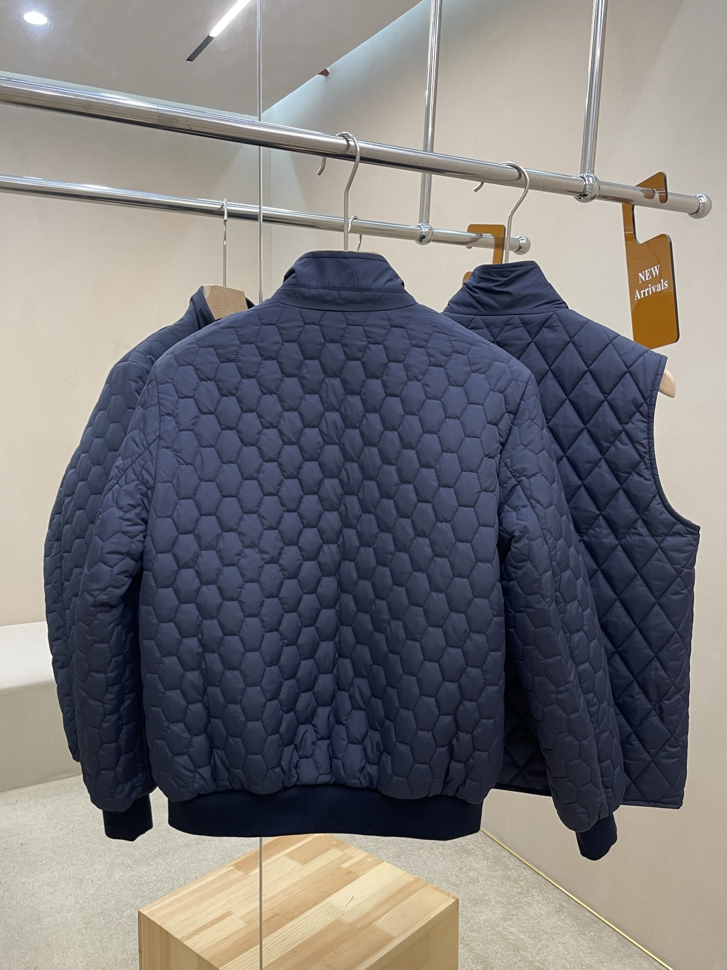 Loro Piana Male Vest Wool Blue L