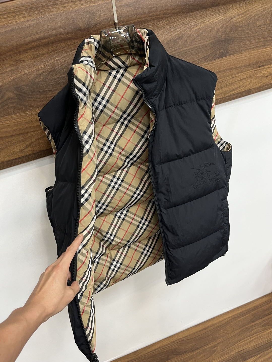 Burberry Male Down Jacket Cotton Slim Fit M-l-xl