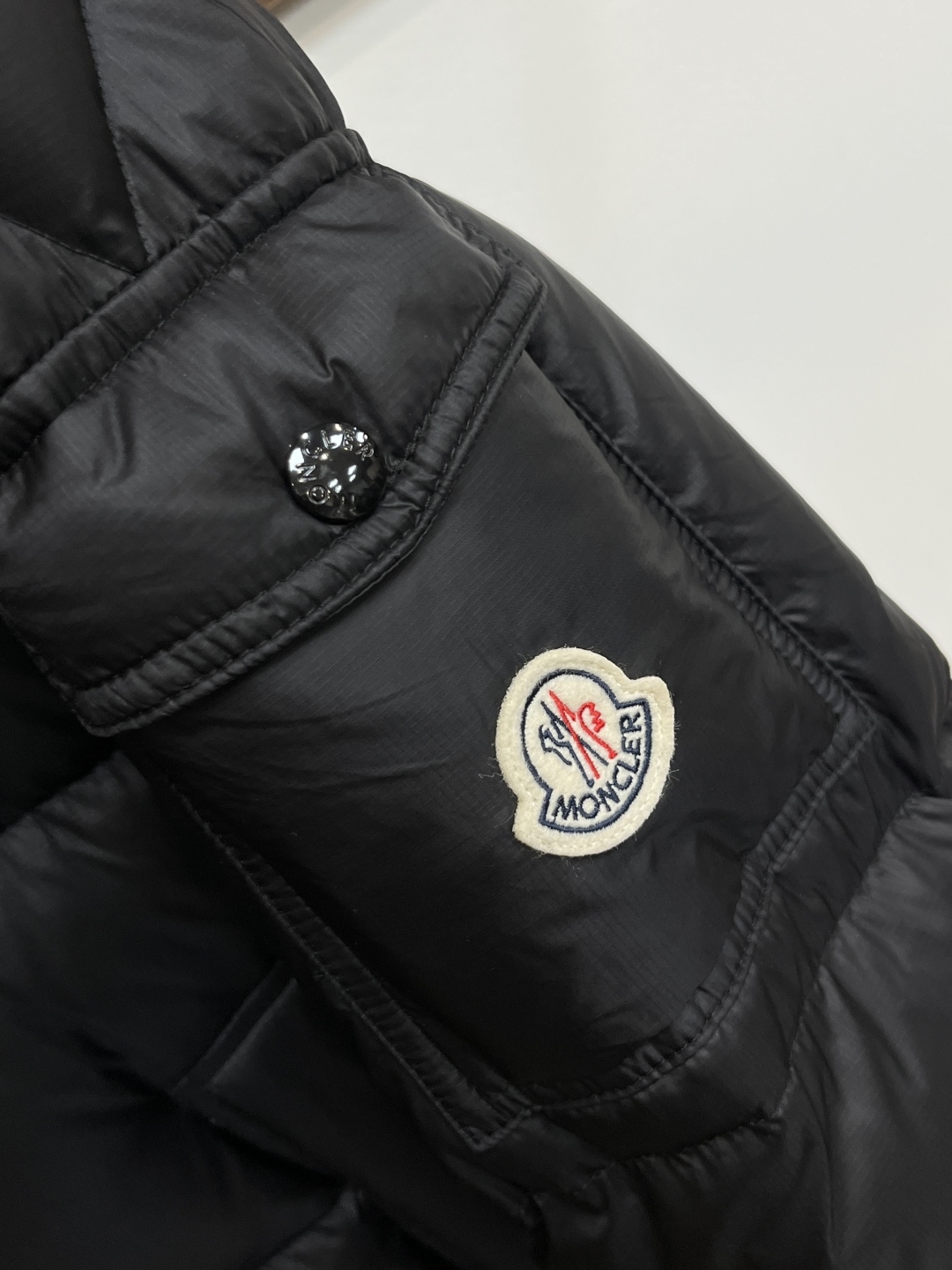 Moncler Male Down Jacket Goose Down Black Hooded M-xl