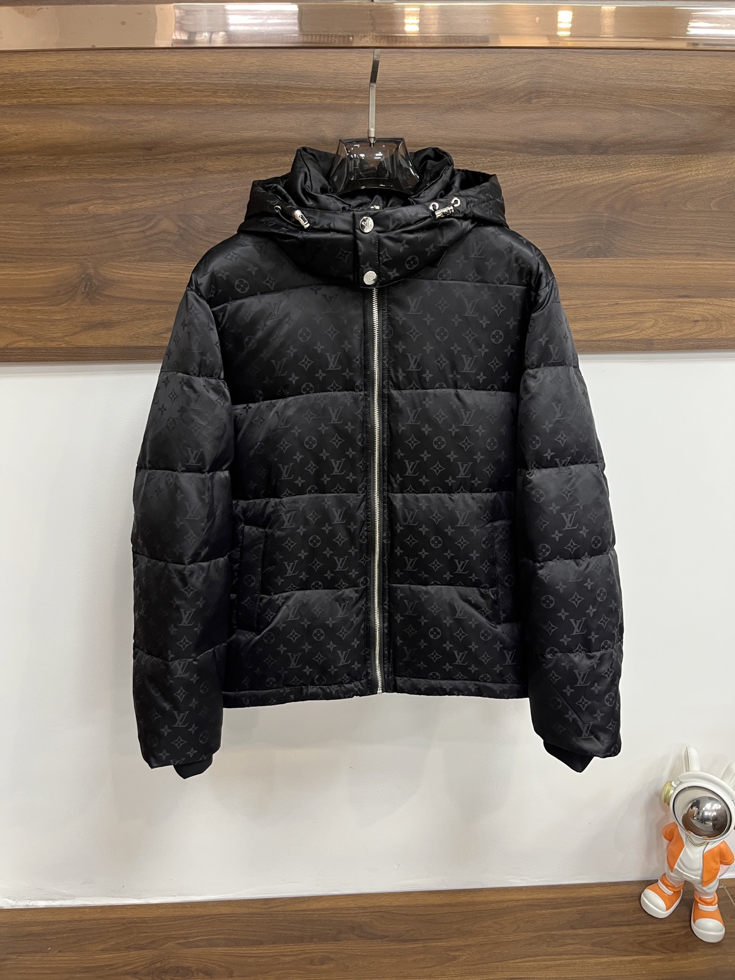 Louis Vuitton Male Down Jacket White Duck Down Hooded M-l-xxxl