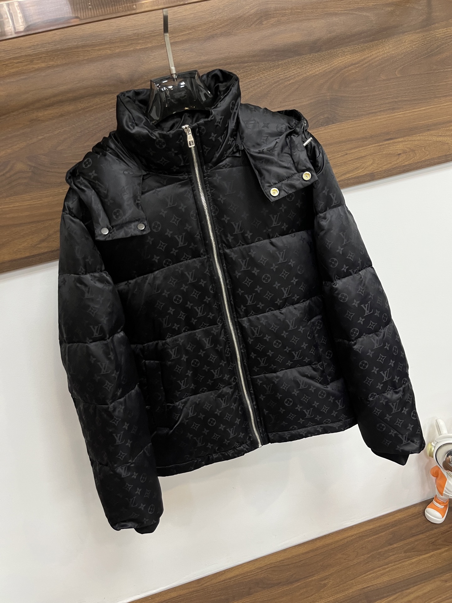 Louis Vuitton Male Down Jacket White Duck Down Hooded M-l-xxxl