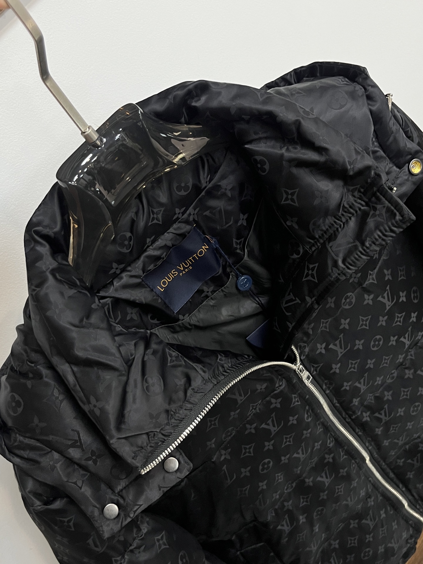 Louis Vuitton Male Down Jacket White Duck Down Hooded M-l-xxxl