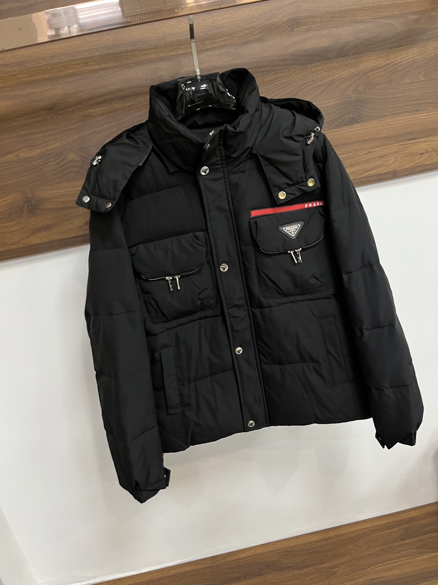 Louis Vuitton Male Down Jacket White Duck Down Hooded M-l-xxxl