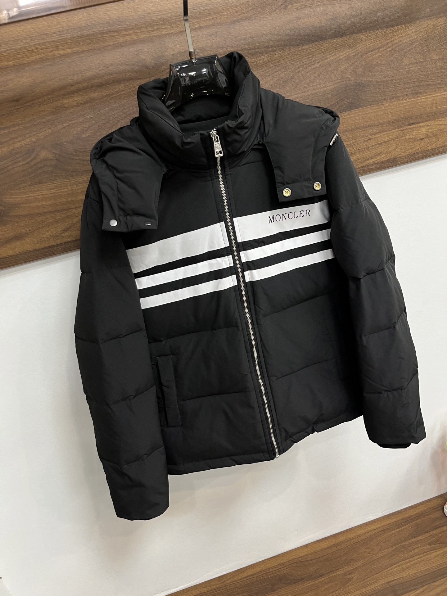 Moncler Male Down Jacket White Duck Down Hooded M-l-xxxl