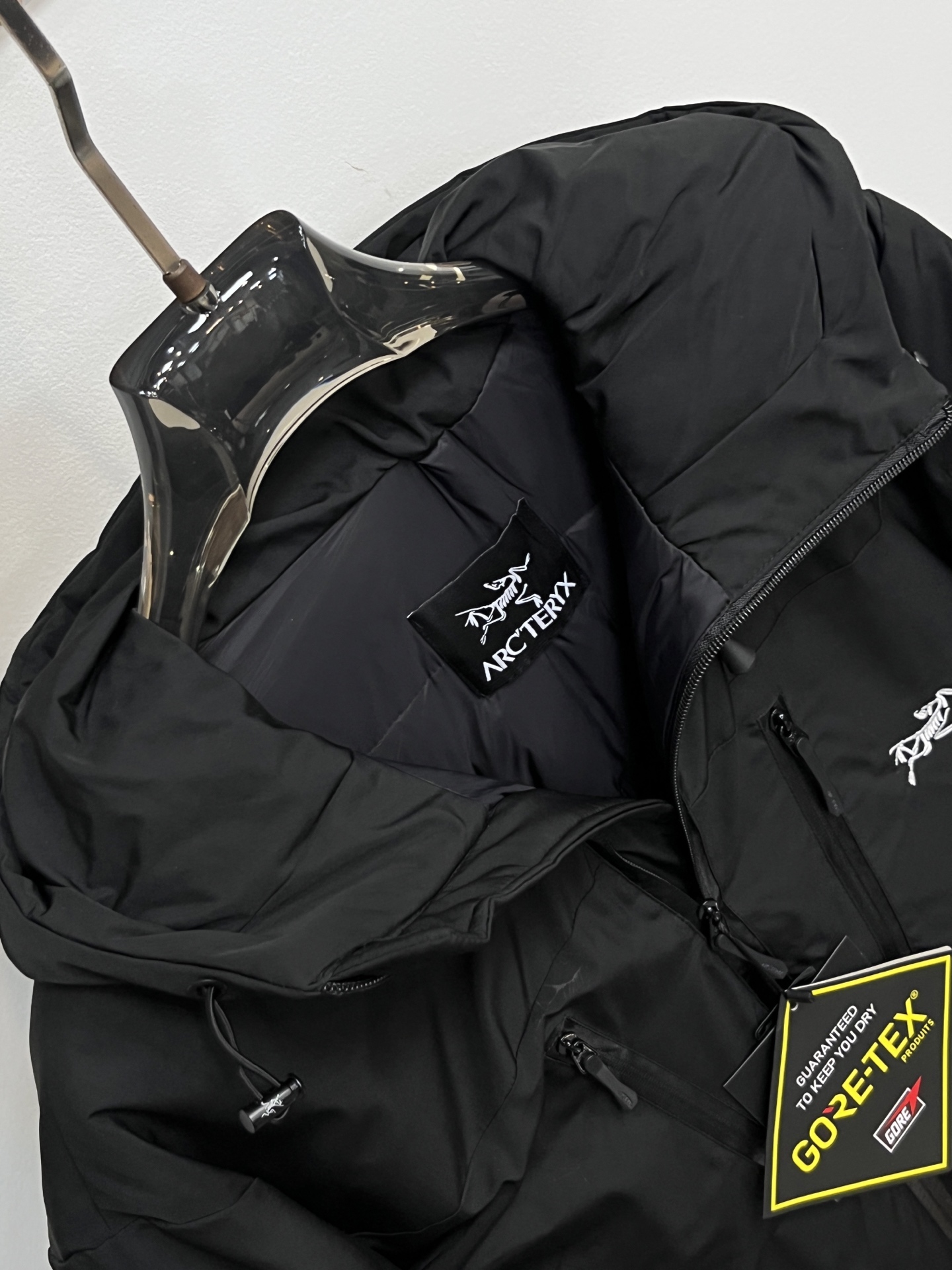 Arcteryx Male Down Jacket White Duck Down Hooded M-xxxl