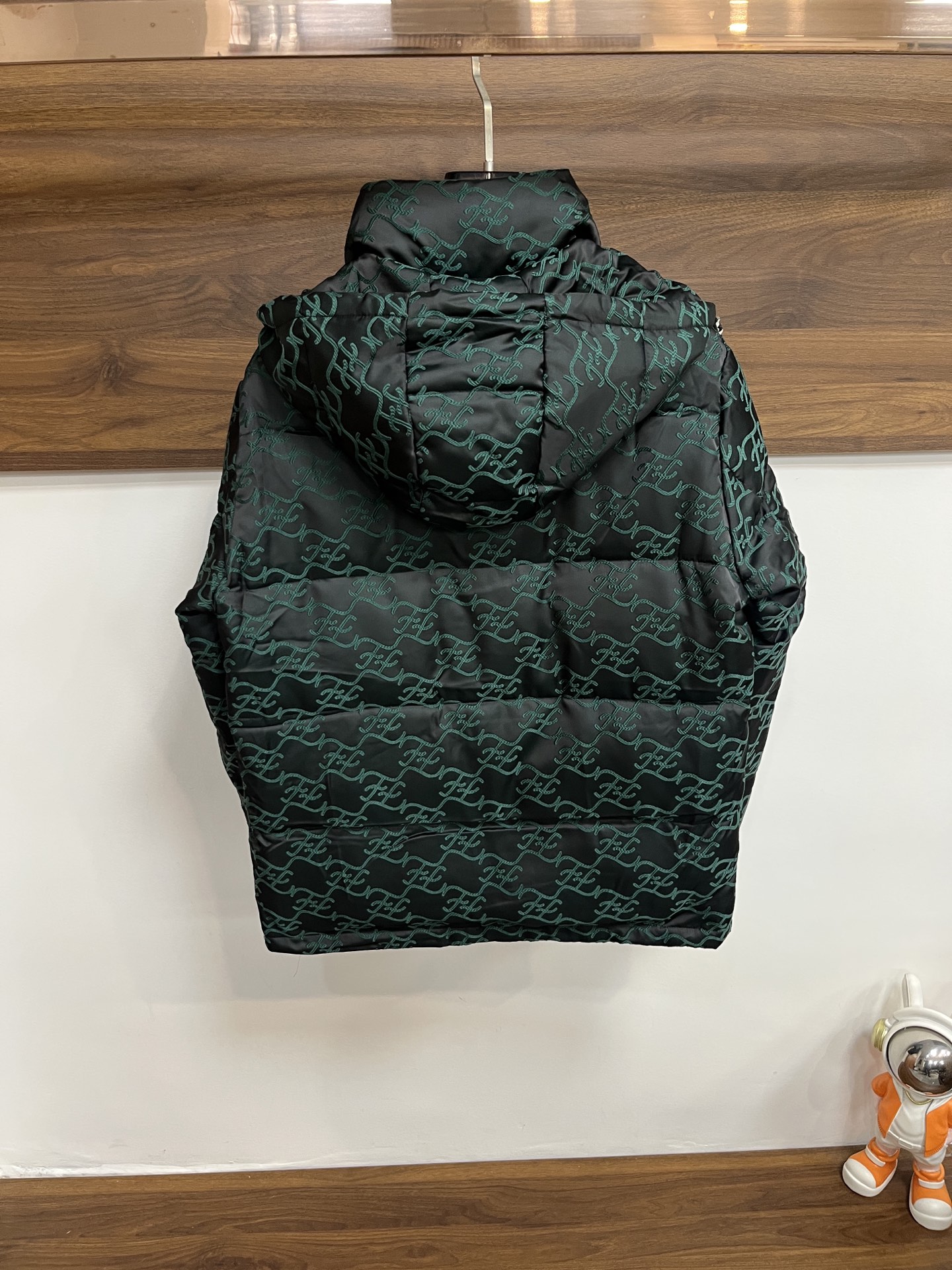 Fendi Male Down Jacket White Duck Down Hooded M-xxxl