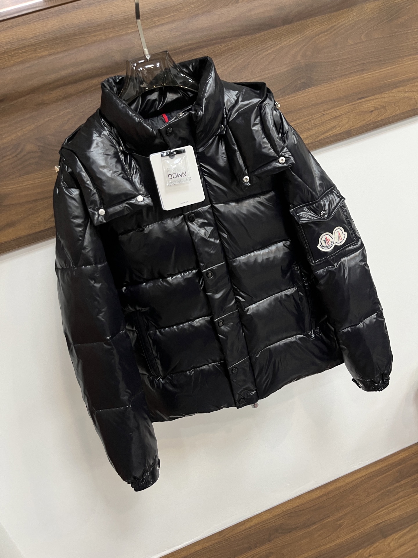 Moncler Male Down Jacket White Duck Down Hooded M-l-xxxl