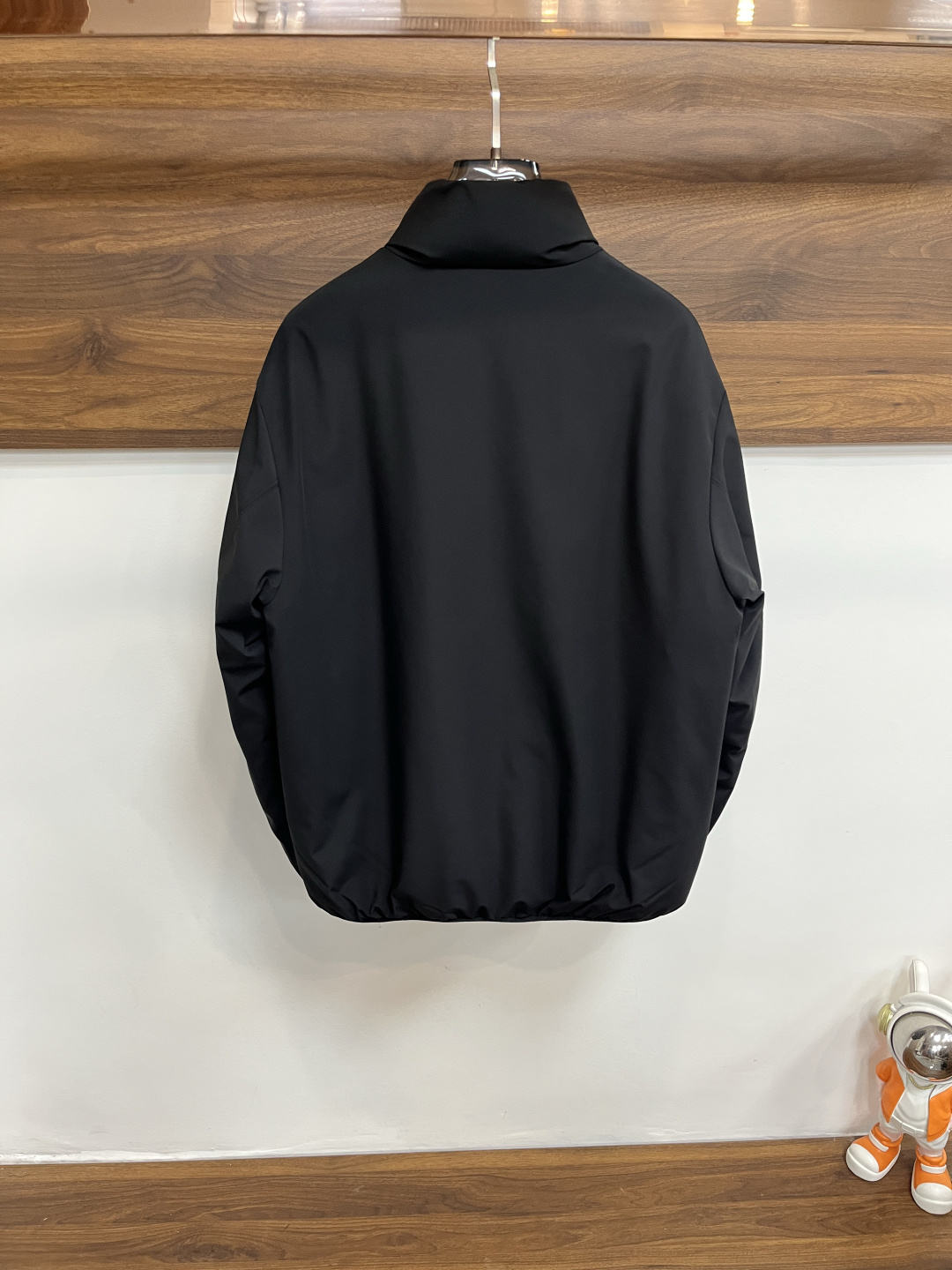 Moncler Male Down Jacket Goose Down Black Slim Fit M-l-xl
