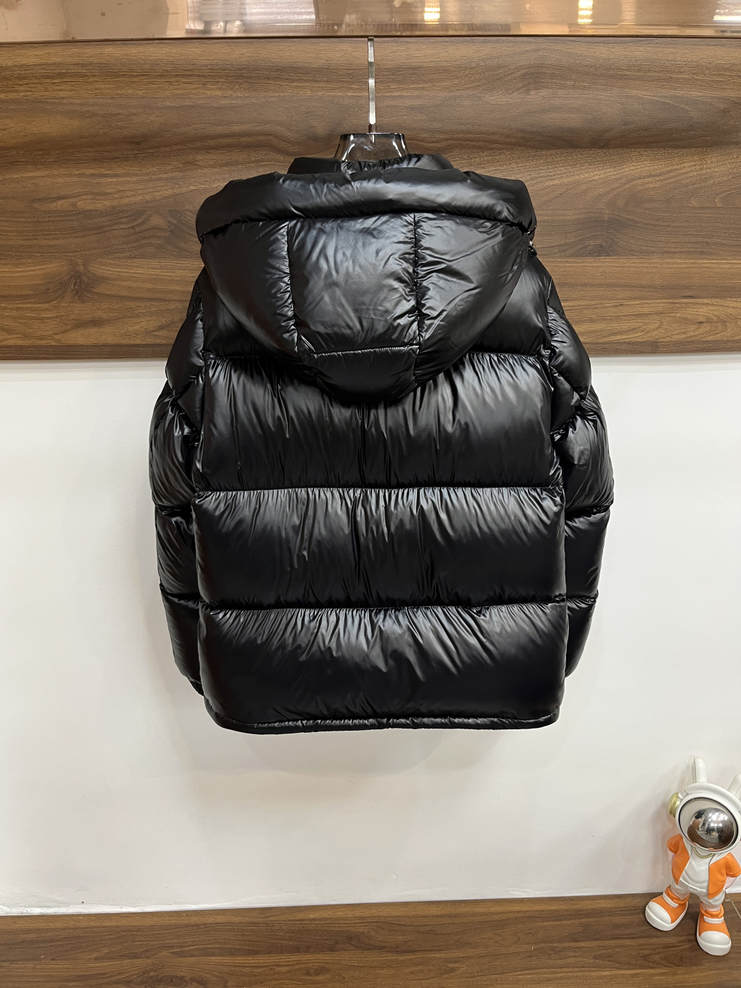 Moncler Male Down Jacket Goose Down Black Hooded M-l-xl