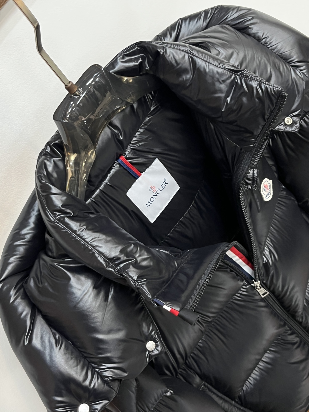 Moncler Male Down Jacket Goose Down Black Hooded M-l-xl