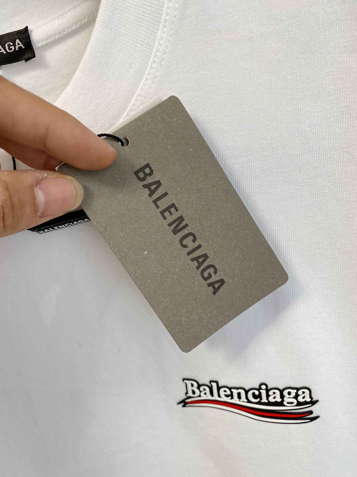 Balenciaga Male Basic Clothing Cotton Loose Fit S-xl