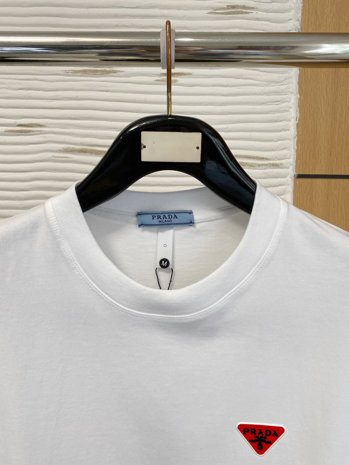 Prada Male Basic Clothing Cotton Loose Fit S-xl