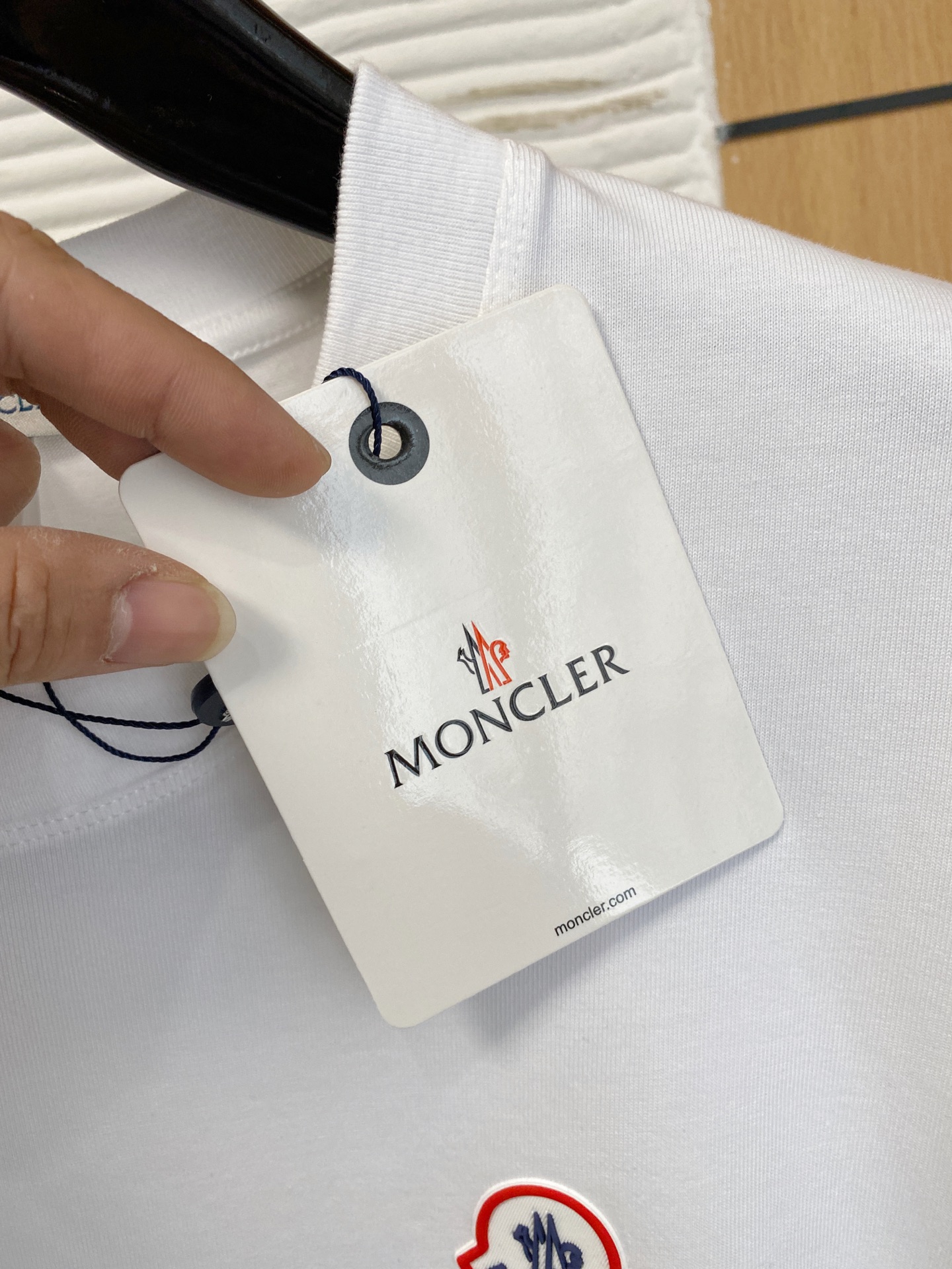 Moncler Male Basic Clothing Cotton Loose Fit S-m-l-xl