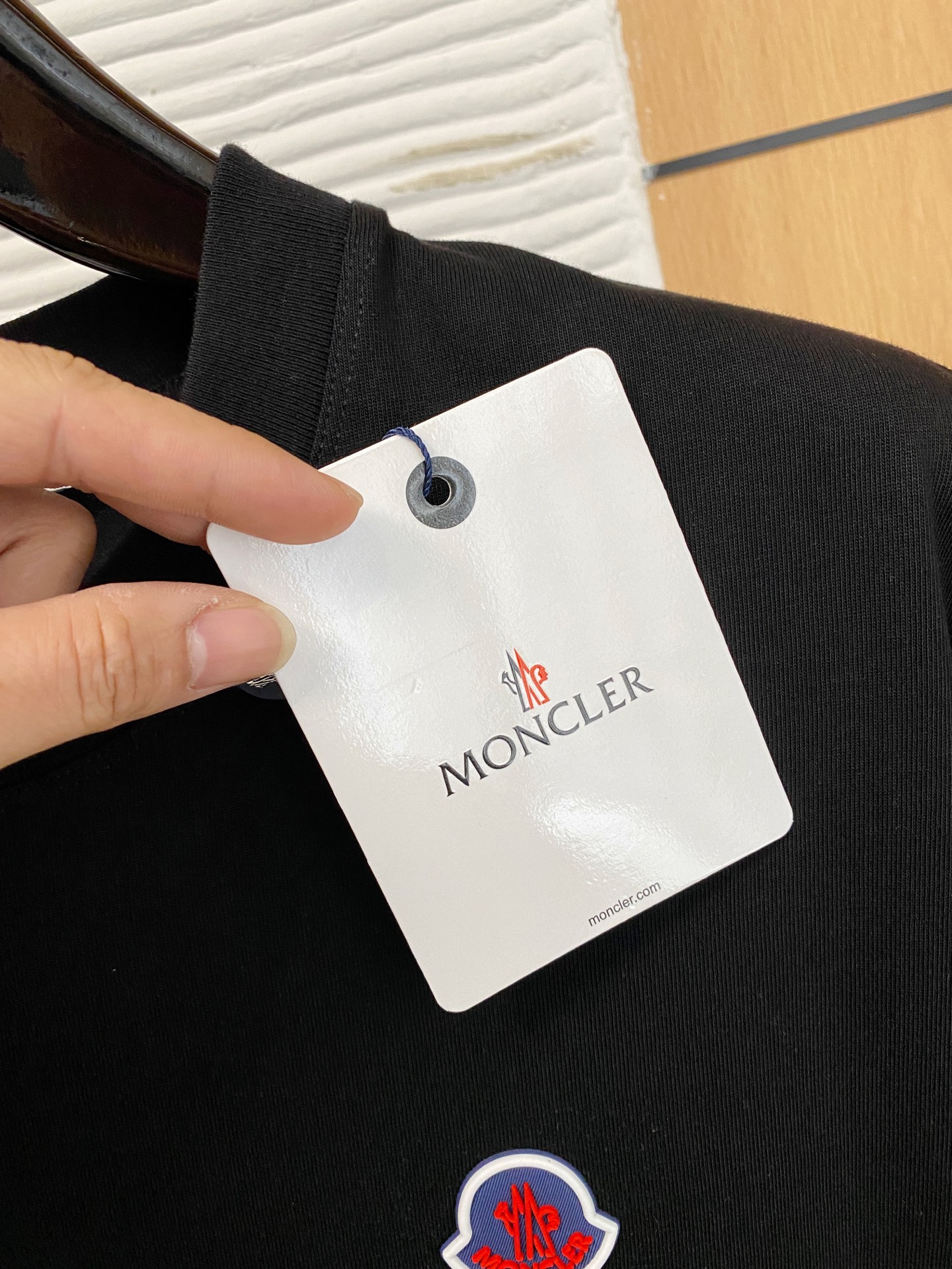 Moncler Male Basic Clothing Cotton Loose Fit S-m-l-xl