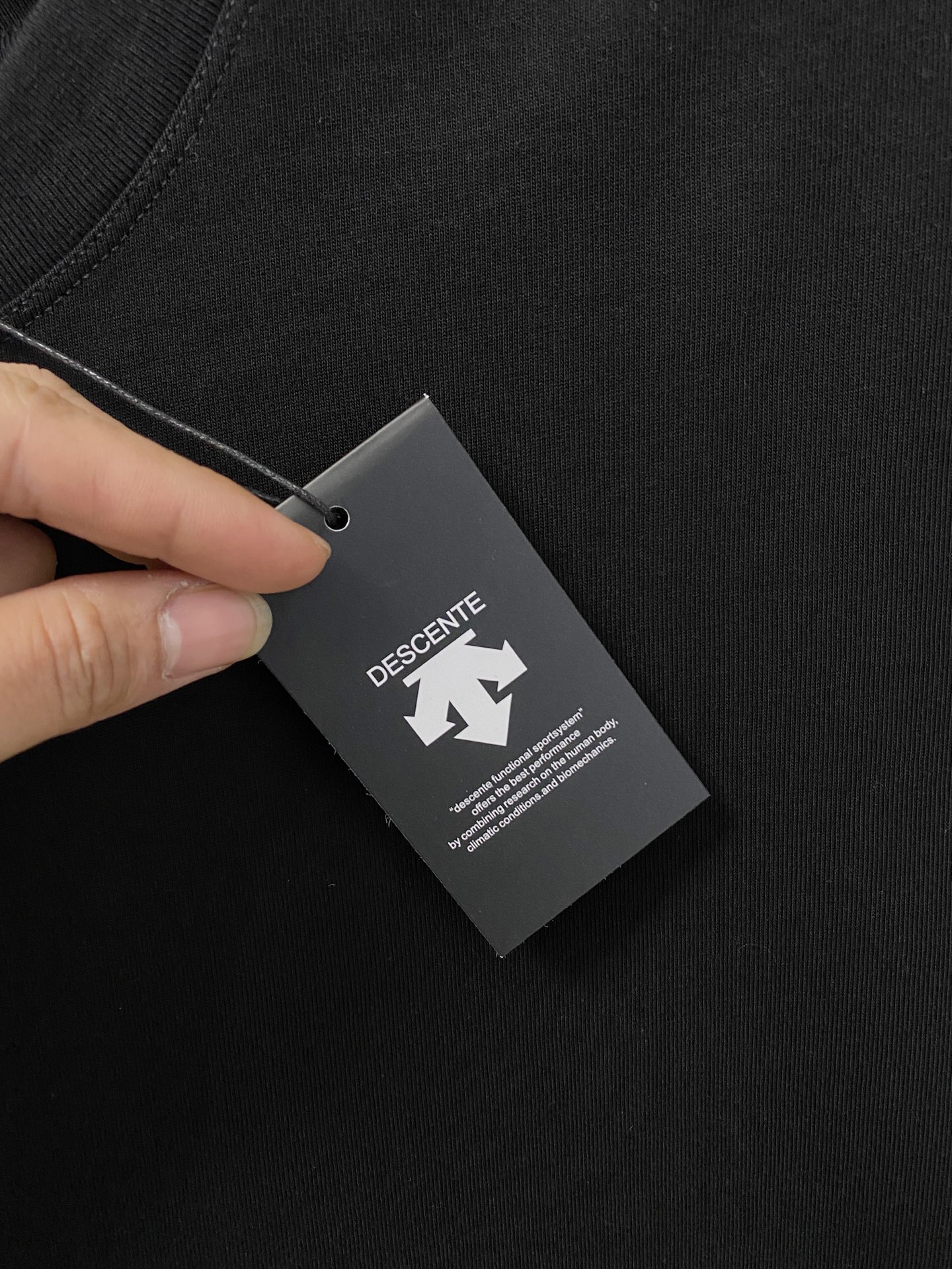 Descente Male Basic Clothing Cotton Loose Fit S-xl