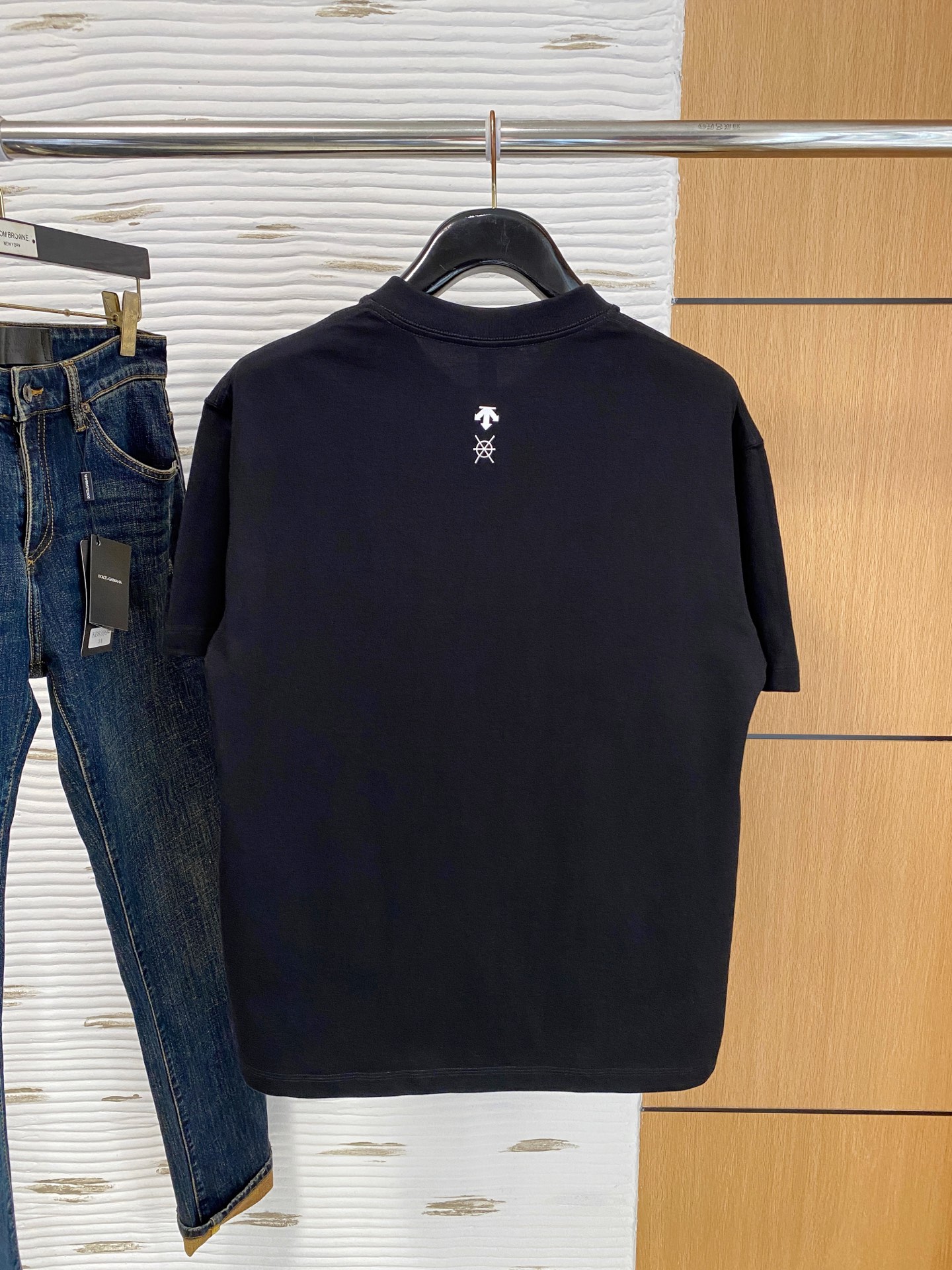 Descente Male Basic Clothing Cotton Loose Fit S-xl