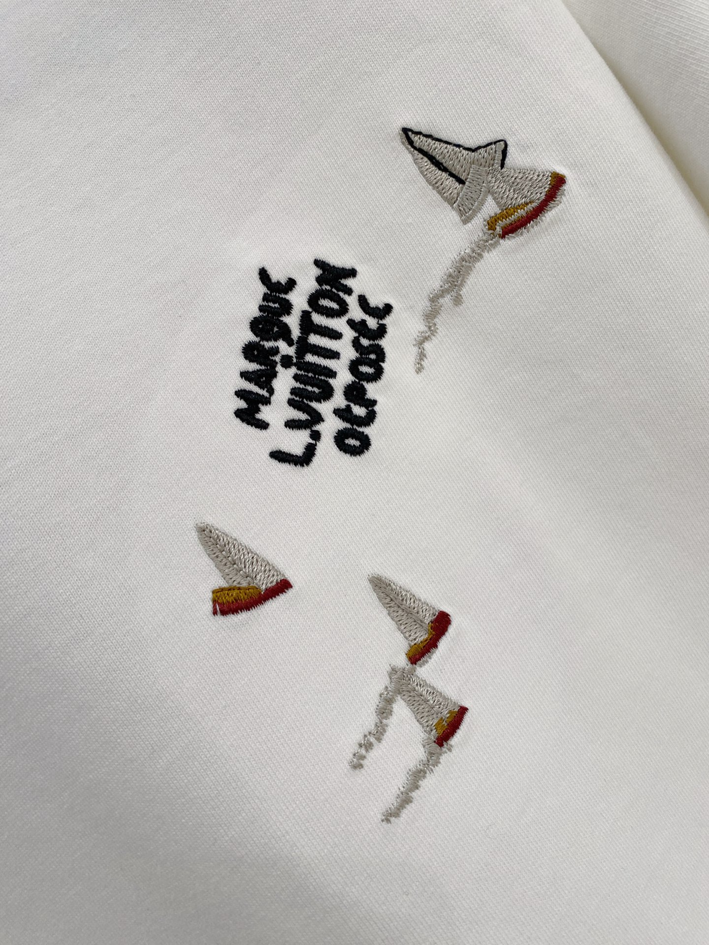 Louis Vuitton Basic Clothing Cotton White Loose Fit M-l-xl