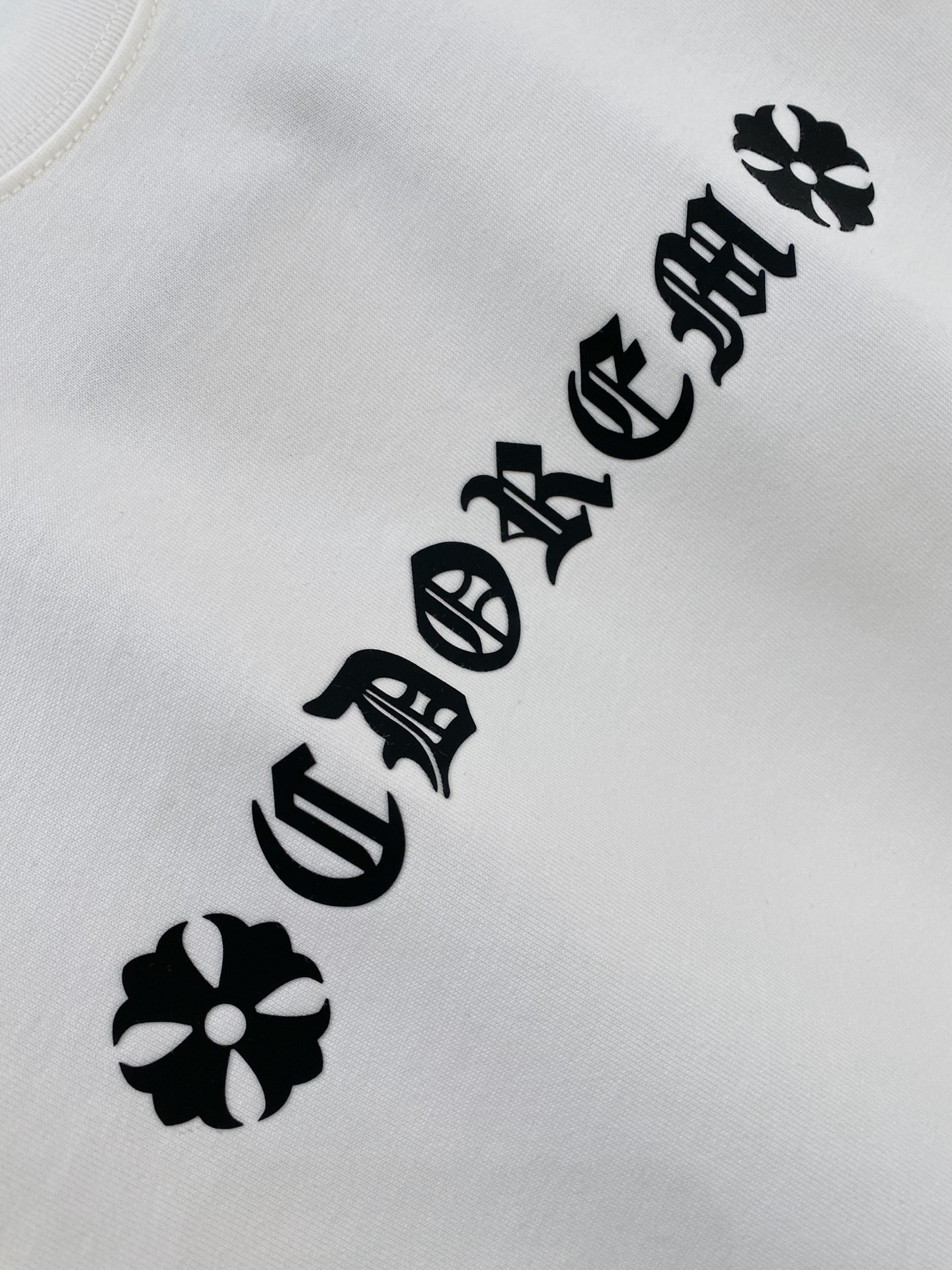 Chrome Hearts Basic Clothing Cotton White Loose Fit M-l-xl