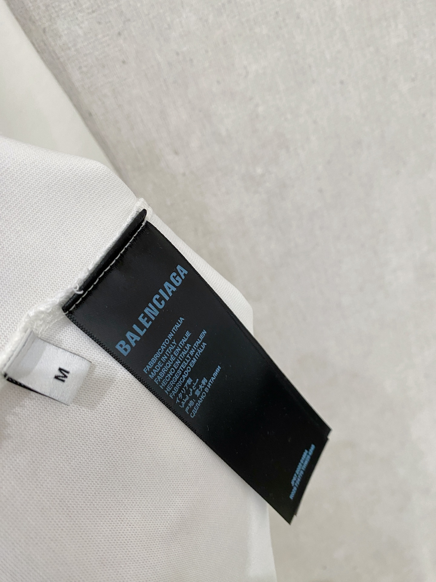 Balenciaga Basic Clothing Cotton White Loose Fit M-l-xl