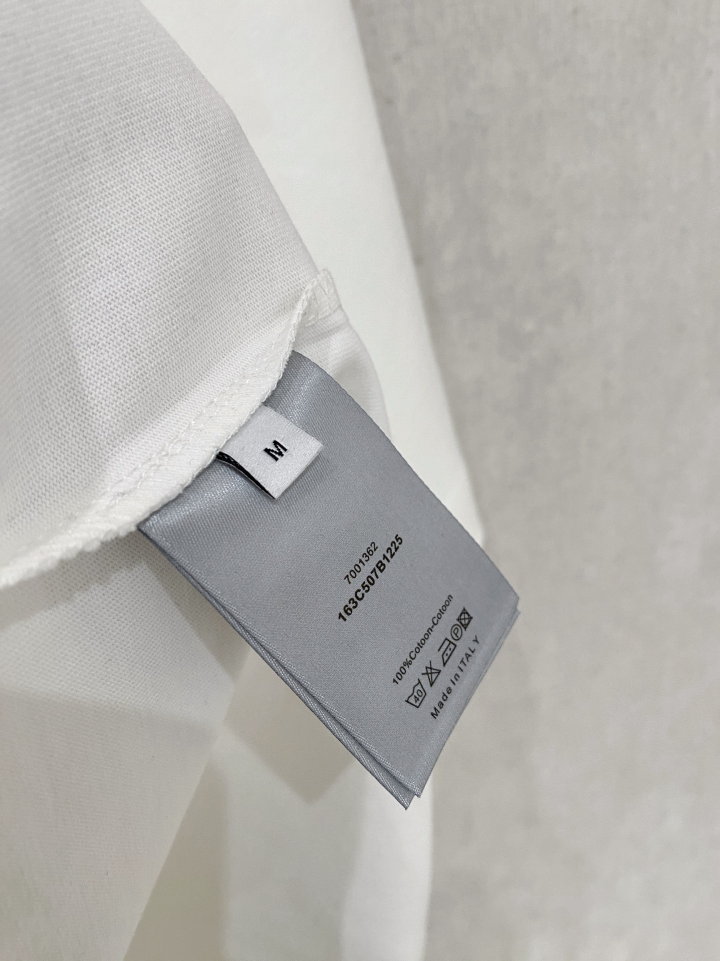 Dior Basic Clothing Cotton White Loose Fit M-l-xl