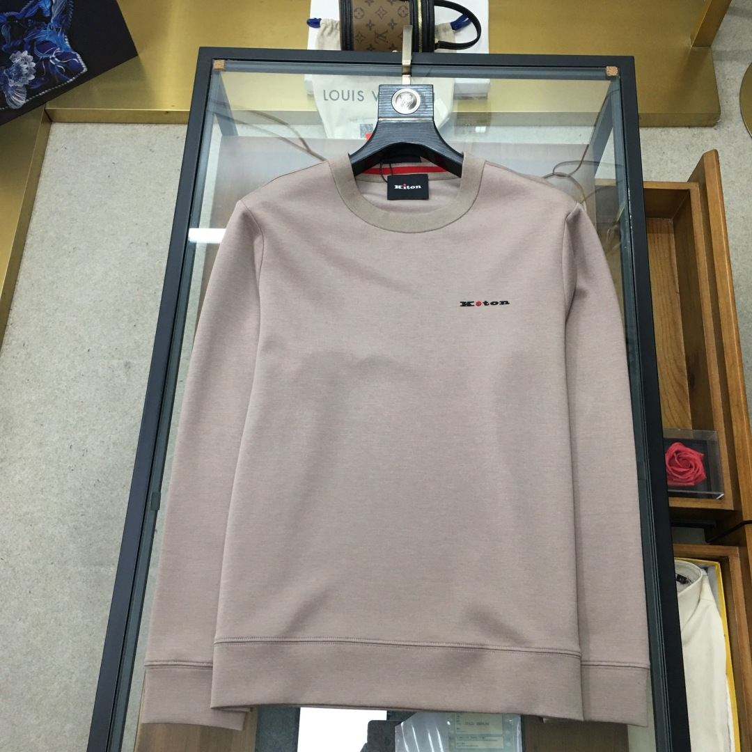 Kiton Male Basic Clothing Cashmere Slim Fit 50