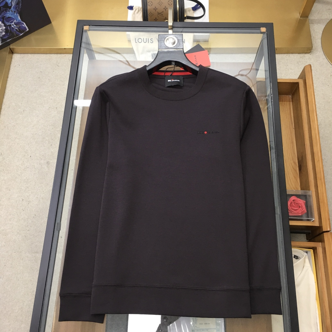 Kiton Male Basic Clothing Cashmere Slim Fit 50