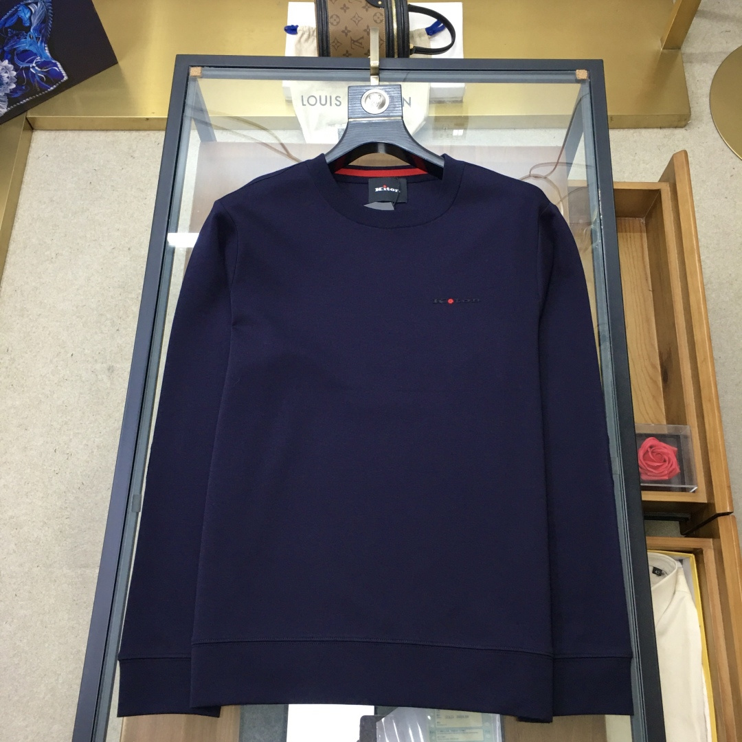Kiton Male Basic Clothing Cashmere Slim Fit 50
