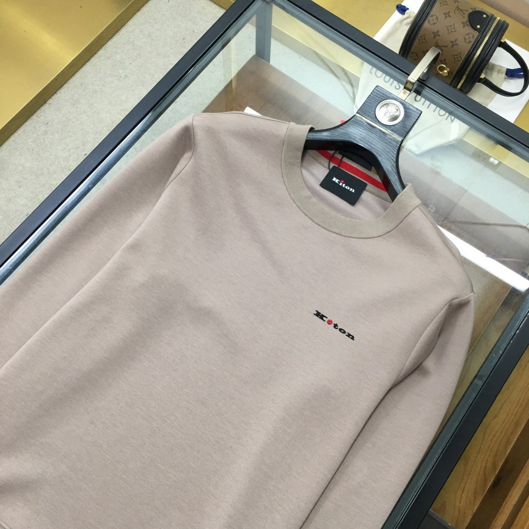 Kiton Male Basic Clothing Cashmere Slim Fit 50