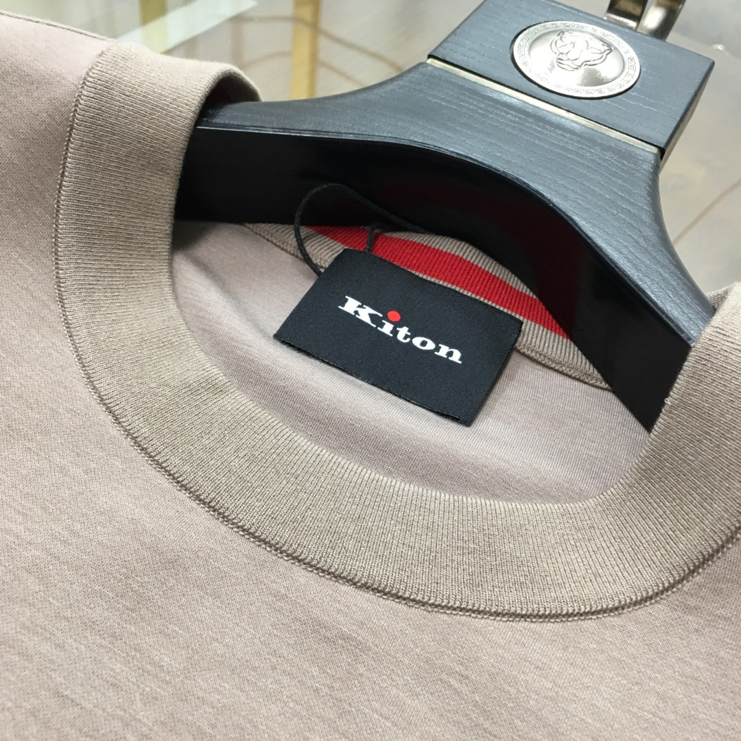 Kiton Male Basic Clothing Cashmere Slim Fit 50
