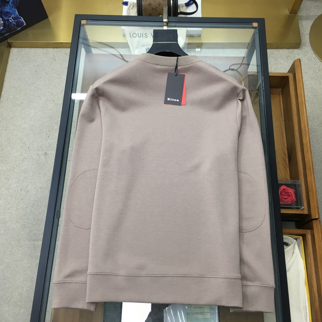 Kiton Male Basic Clothing Cashmere Slim Fit 50