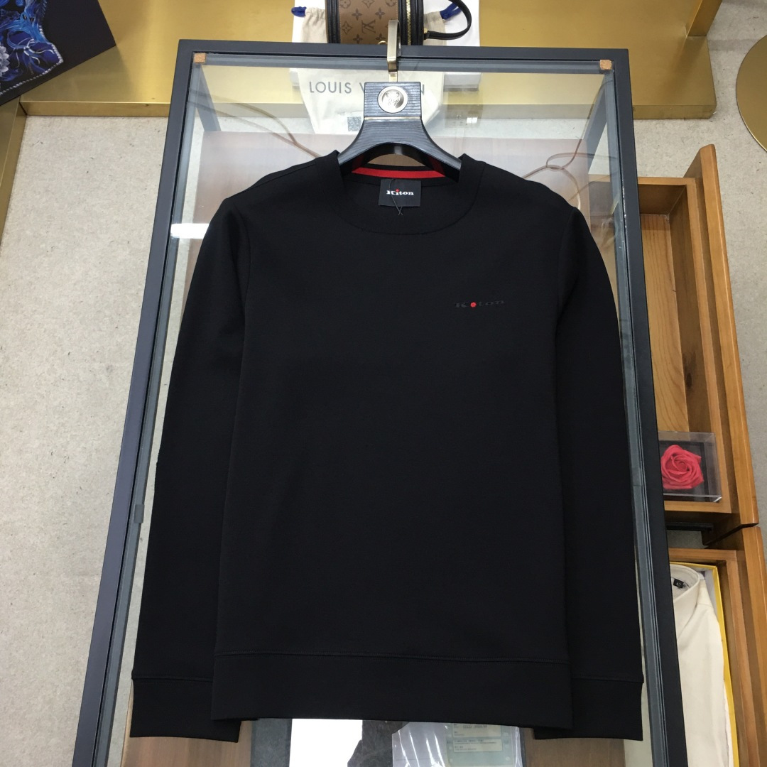 Kiton Male Basic Clothing Cashmere Slim Fit 50