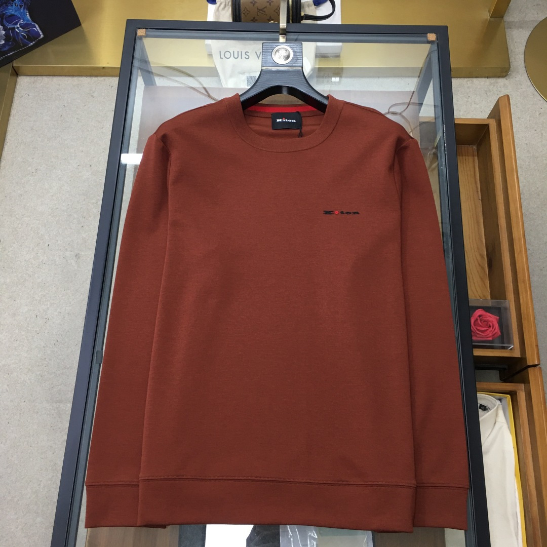Kiton Male Basic Clothing Cashmere Slim Fit 50