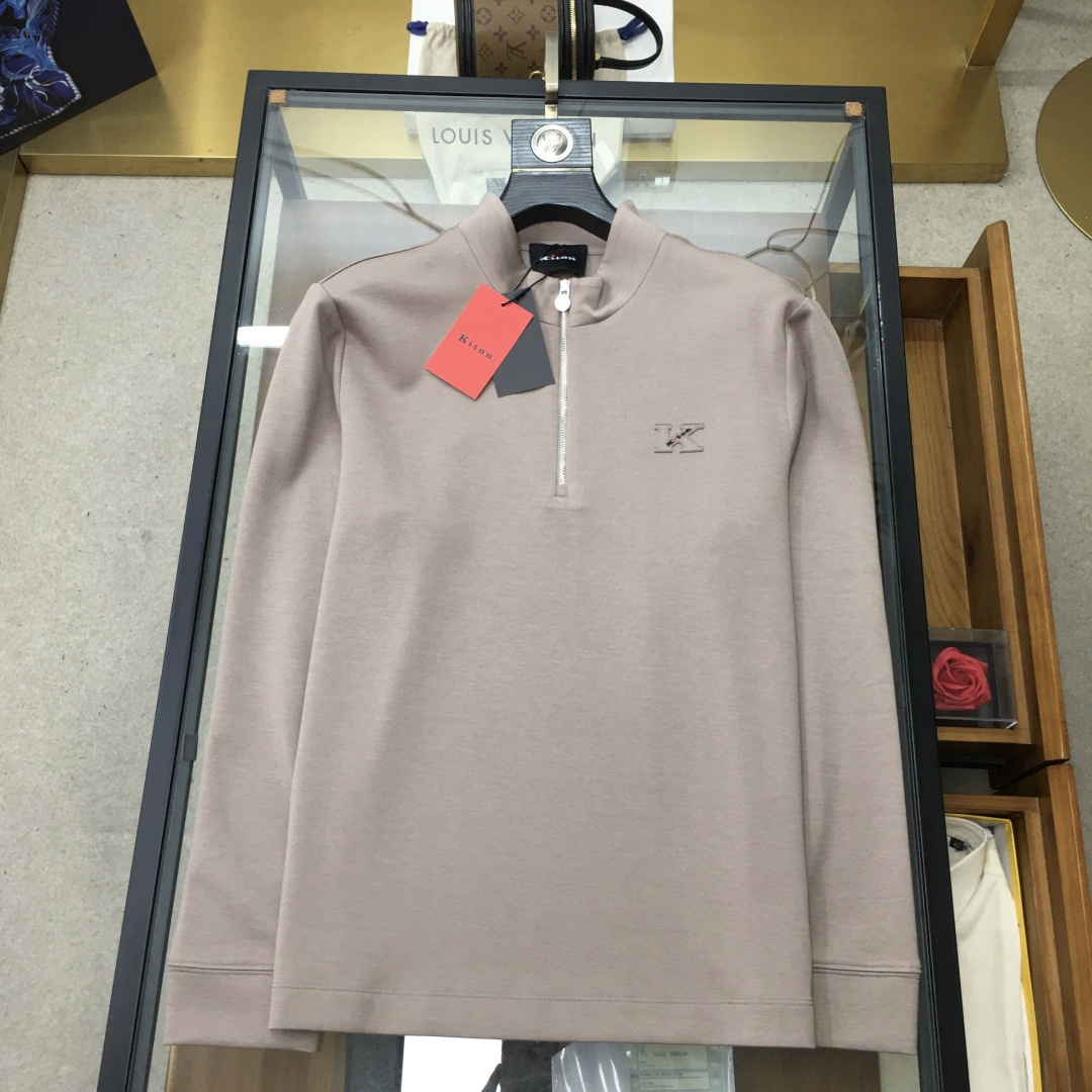 Kiton Basic Clothing Cashmere Red Slim Fit 50