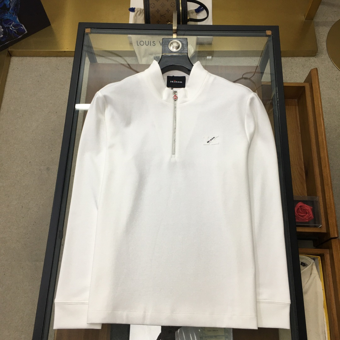 Kiton Basic Clothing Cashmere Red Slim Fit 50