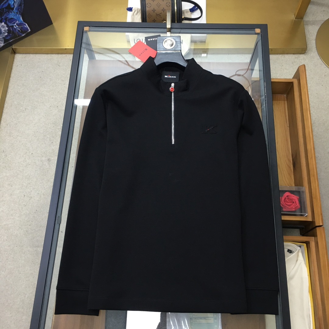 Kiton Basic Clothing Cashmere Red Slim Fit 50
