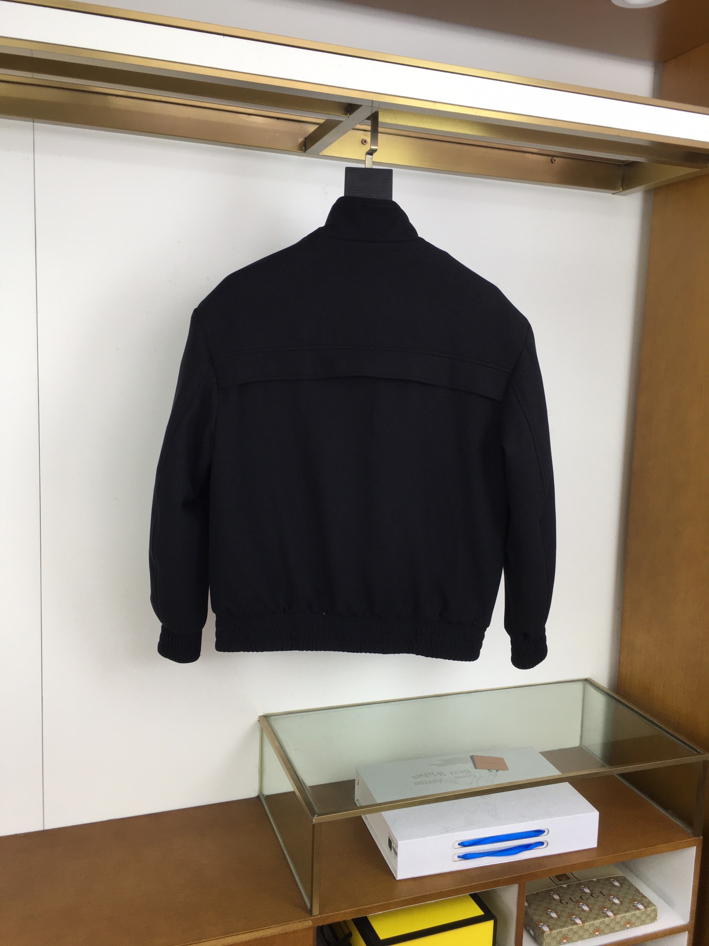 Loro Piana Male Down Jacket Cotton Black Loose Fit M-l-54-48-56-50-52