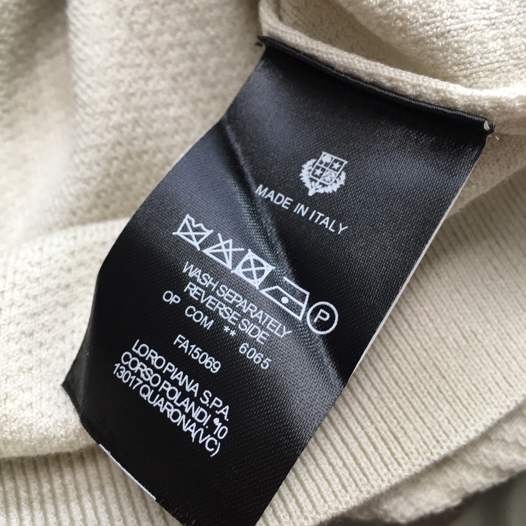 Loro Piana Male Basic Clothing Wool Black Loose Fit M-l-54-48-56-50-52