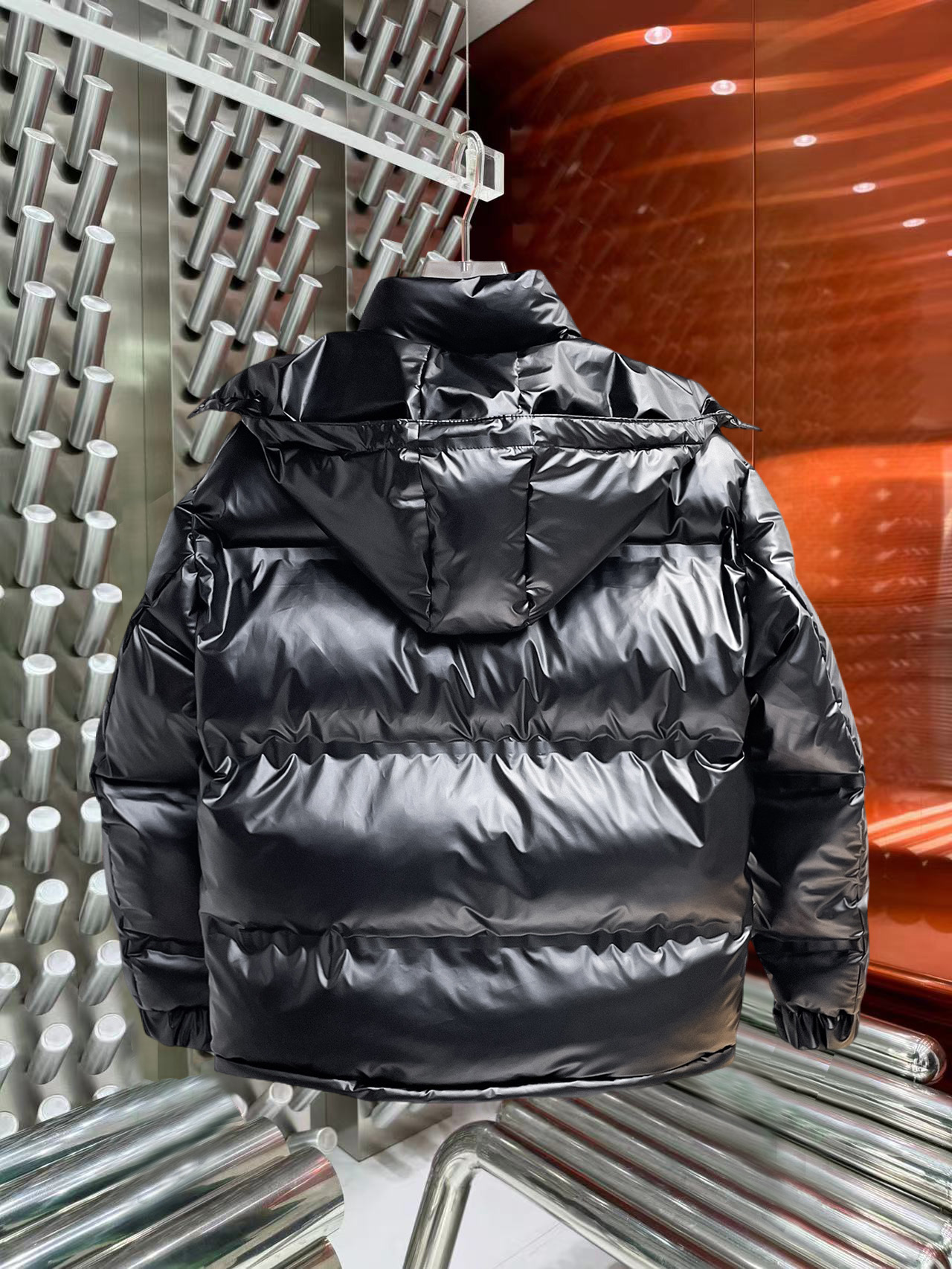 Prada Couple Down Jacket Goose Down M-l-xl