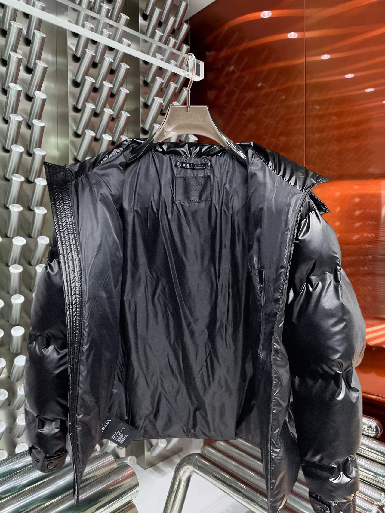 Prada Couple Down Jacket Goose Down M-l-xl